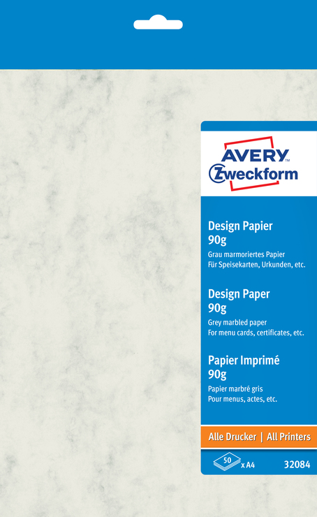 Avery Zweckform Marmorierte Papier Und Design Papier Papersmart